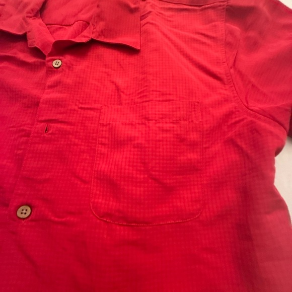 HABANERA CO. RED RETRO Embroidered Shirt Button Down Size MENS Medium - Picture 3 of 5
